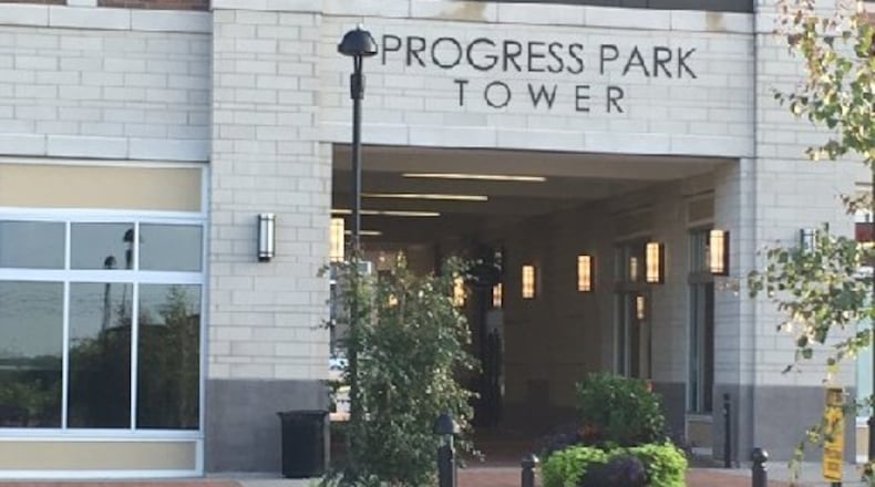 Progress Park Tower, at five stories, is the tallest of the office buildings at Austin Landing. NICK BLIZZARD/STAFF