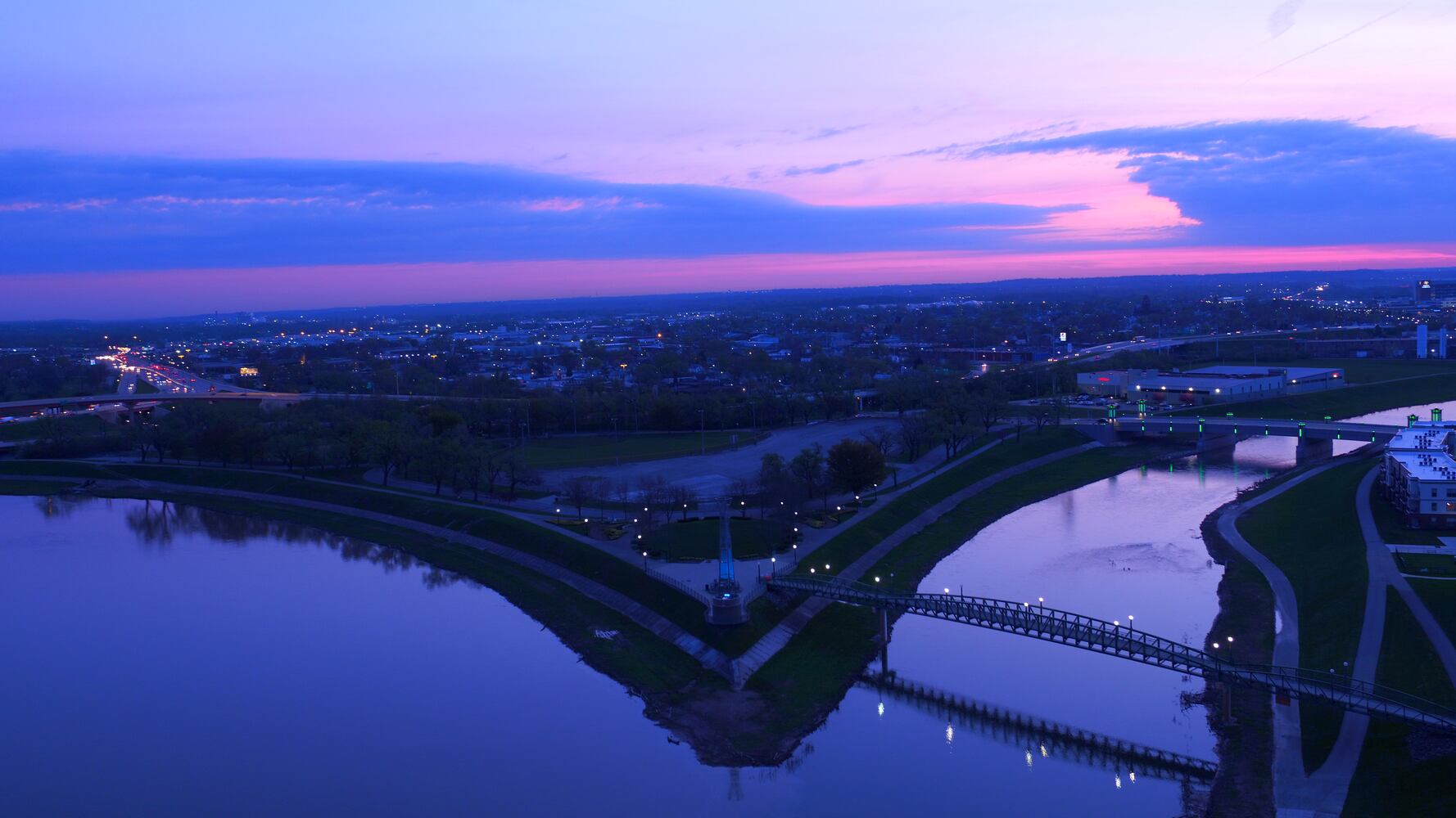 PHOTOS: Sunrise over downtown Dayton Wednesday morning