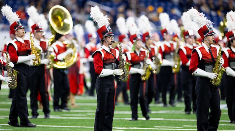 Miami University Marching Band will perform during the Bengals game on Sunday, Sept. 14, at Paycor Stadium. PHOTO PROVIDED/MIAMI UNIVERSITY