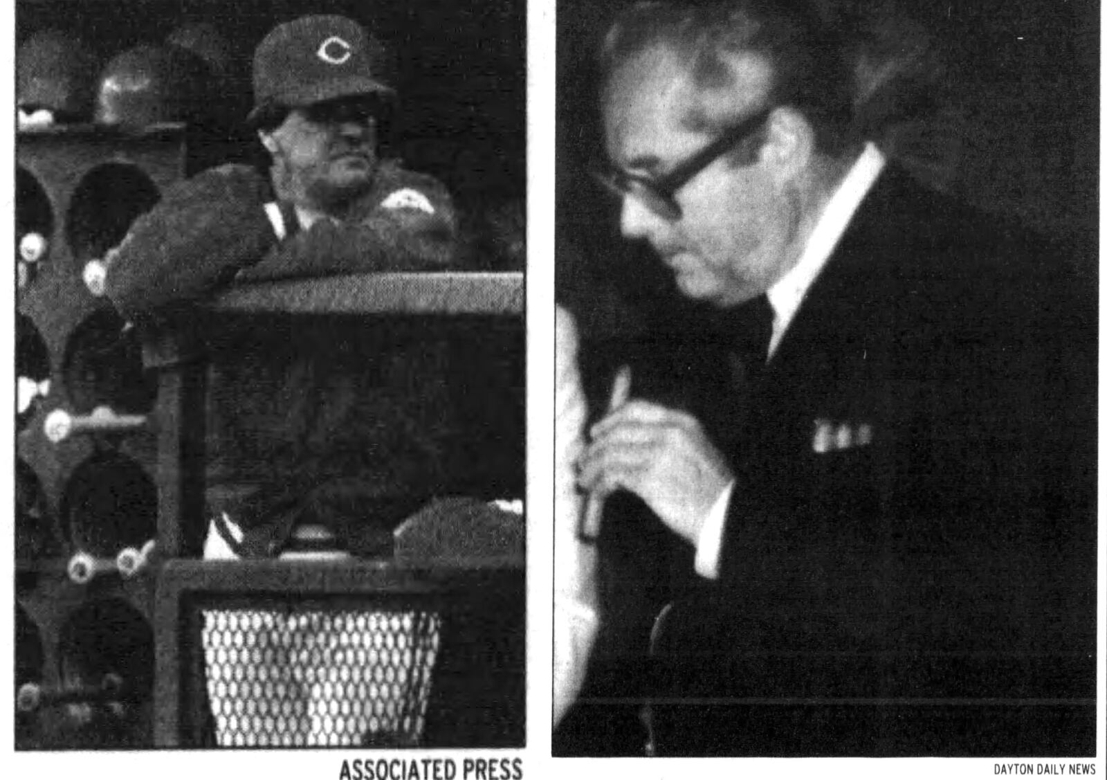 Pete Rose (left) and Richard Skinner (right)