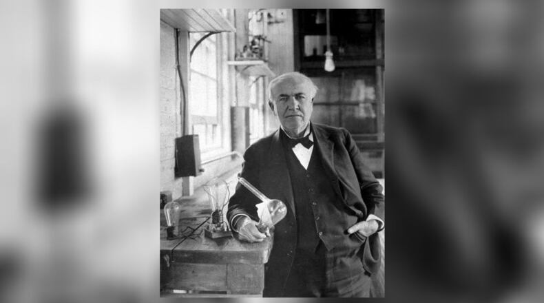Thomas Edison, inventor and businessman. ASSOCIATES PREDD PHOTO
