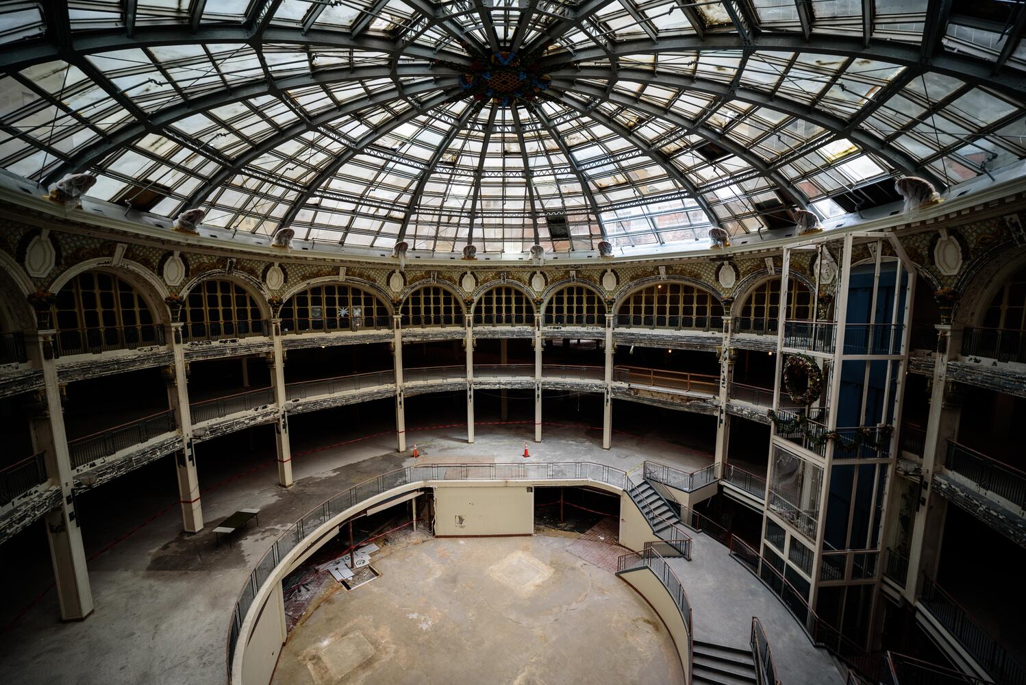 PHOTOS: Behind the scenes on the first day of construction at The Dayton Arcade