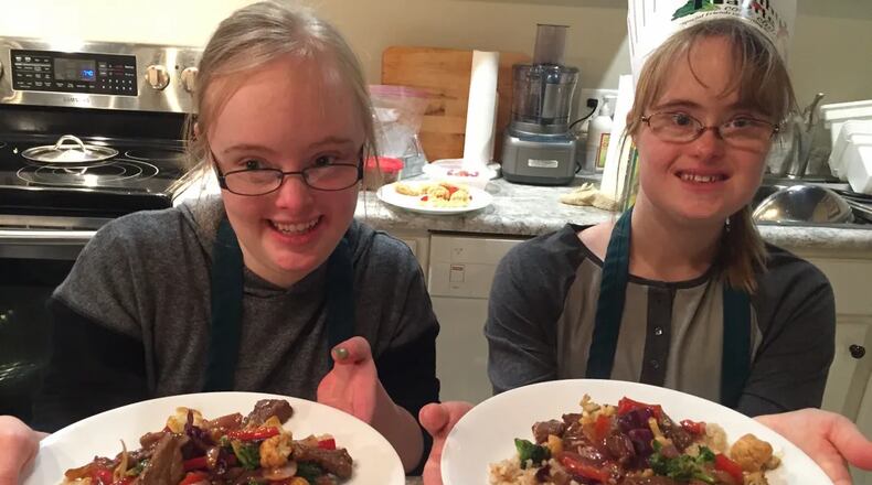 Students of Healthy Habits Cook Club show off their dishes.