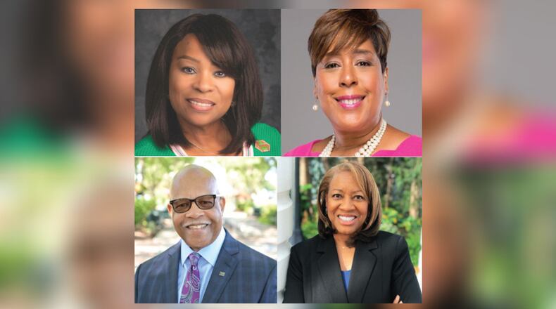 The Miami Valley Urban League will honor four community leaders during its 2023 Pillars and M/WBE IMPACT award reception on June 22. The honorees are, clockwise from the top left, Sharon White,  Dr. Karen Townsend, Helen Jones-Kelley and J. Thomas Maultsby.