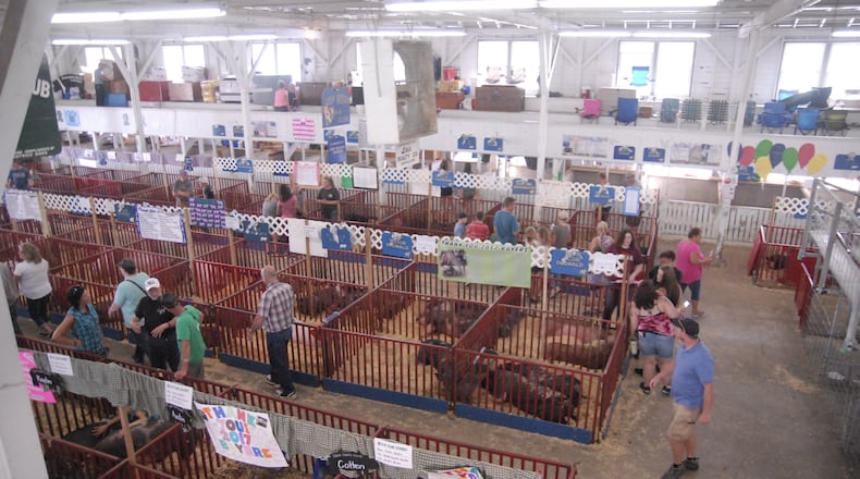 A view of a past Darke County Fair. DAVID MOODIE/CONTRIBUTED