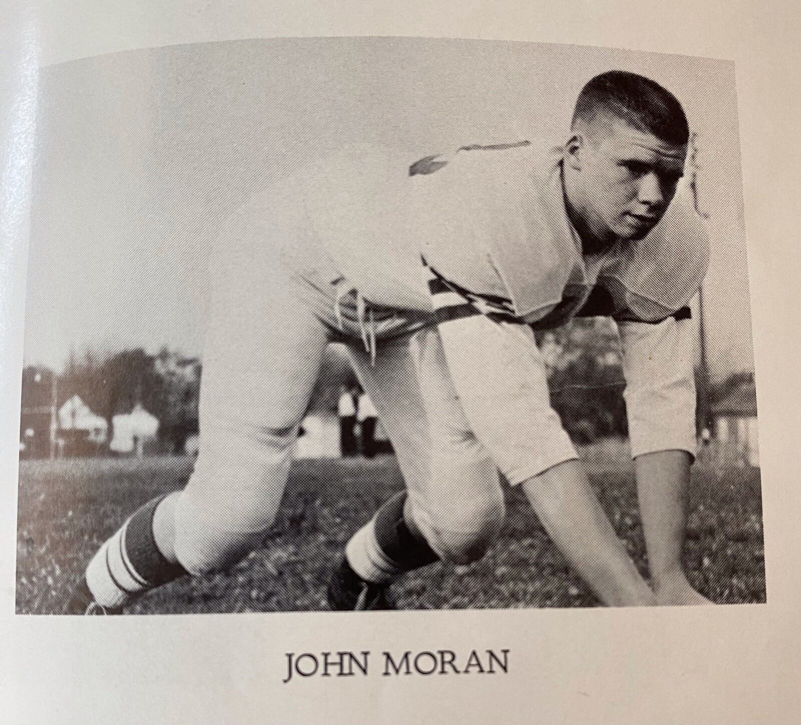 John Moran was a football star at Port Clinton High in early 1960s. He went on to play football at Bowling Green State University and then coach at West Carrollton High. CONTRIBUTED