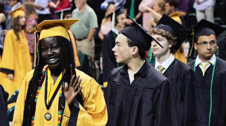 Centerville high school graduation in 2023. CONTRIBUTED.