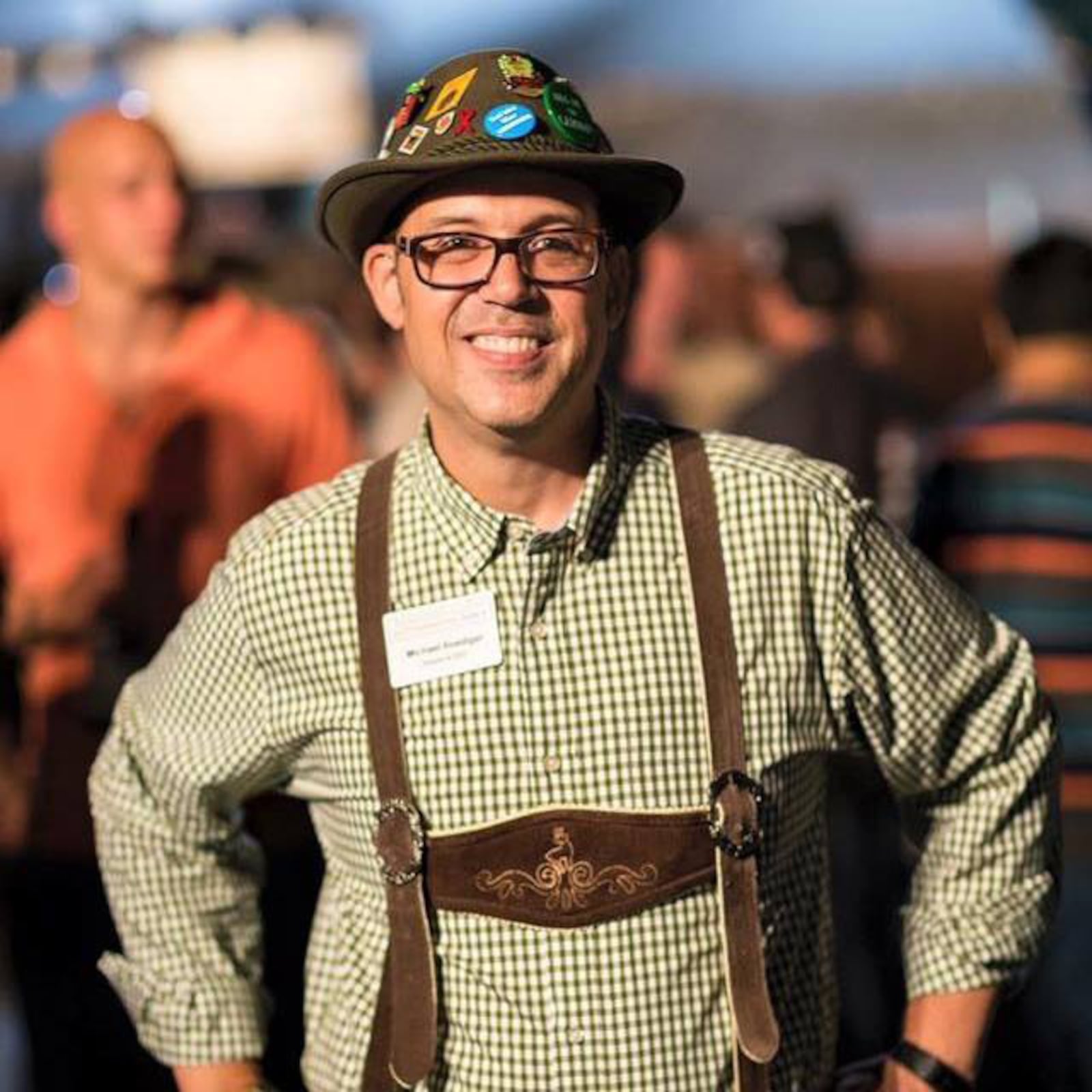 Michael Roediger at Dayton Art Institute's Oktoberfest. CONTRIBUTED 