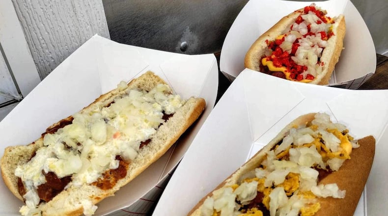 Nacho Average Dogs, a food truck specializing in gourmet hot dogs, nachos and walking tacos, is now operating throughout the Dayton area (CONTRIBUTED PHOTO).