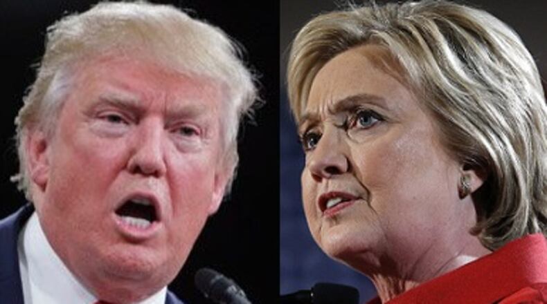 Donald Trump and Hillary Clinton