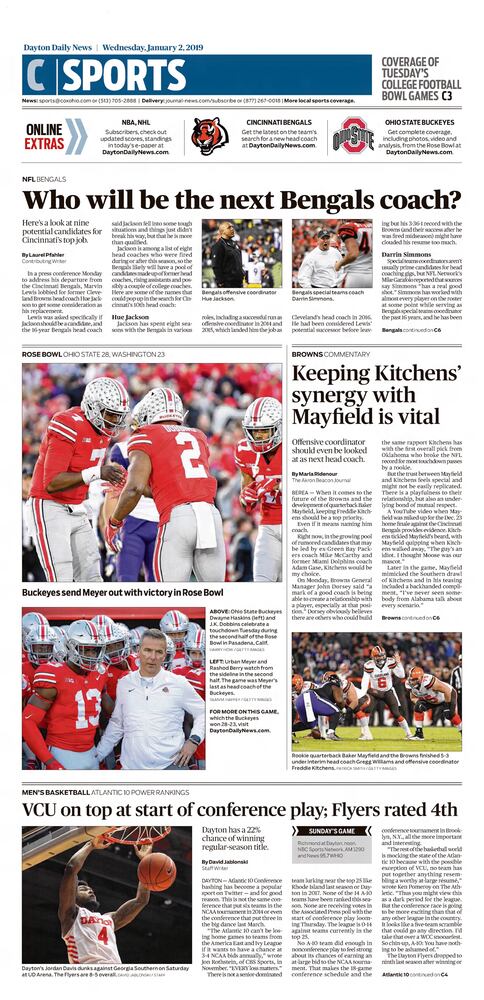 Ohio State Football pages