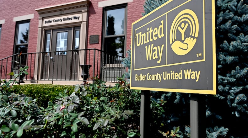 Pictured is the Butler County United Way at 323 N. Third St., in Hamilton's German Village, on Thursday, Sept. 4, 2025. MICHAEL D. PITMAN/STAFF