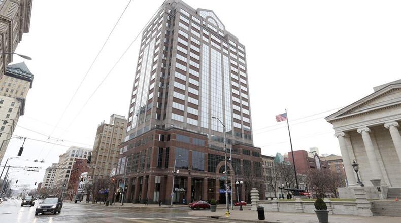 The Fifth Third Center sits at the southwest corner of Main and Third Streets in downtown Dayton. The building was constructed in 1989. LISA POWELL / STAFF