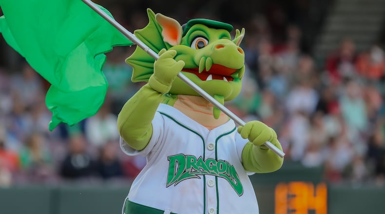 The Dayton Dragons played the West Michigan Whitecaps on Tuesday, April 22 at Day Air Ballpark. Michael Cooper/STAFF