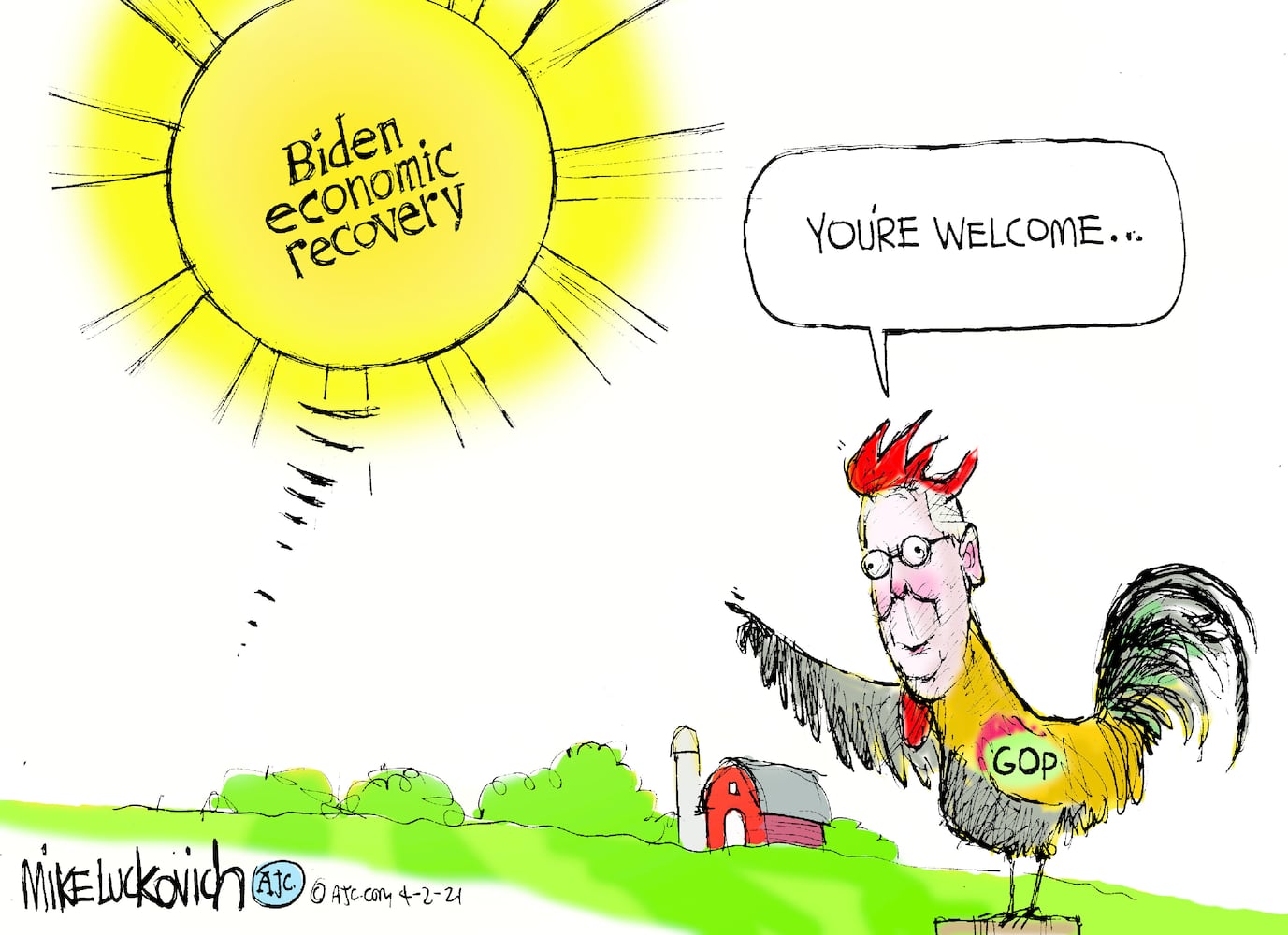 Week in cartoons: Gun control, infrastructure plan and more