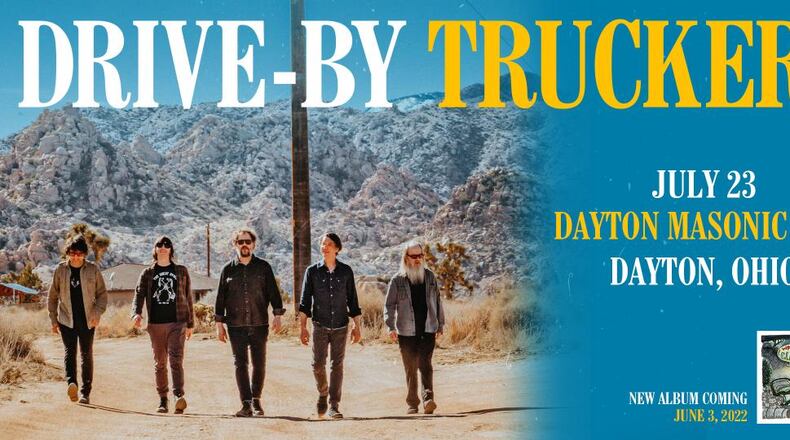 Dayton Masonic Live will host rock band Drive-By Truckers July 23. CONTRIBUTED
