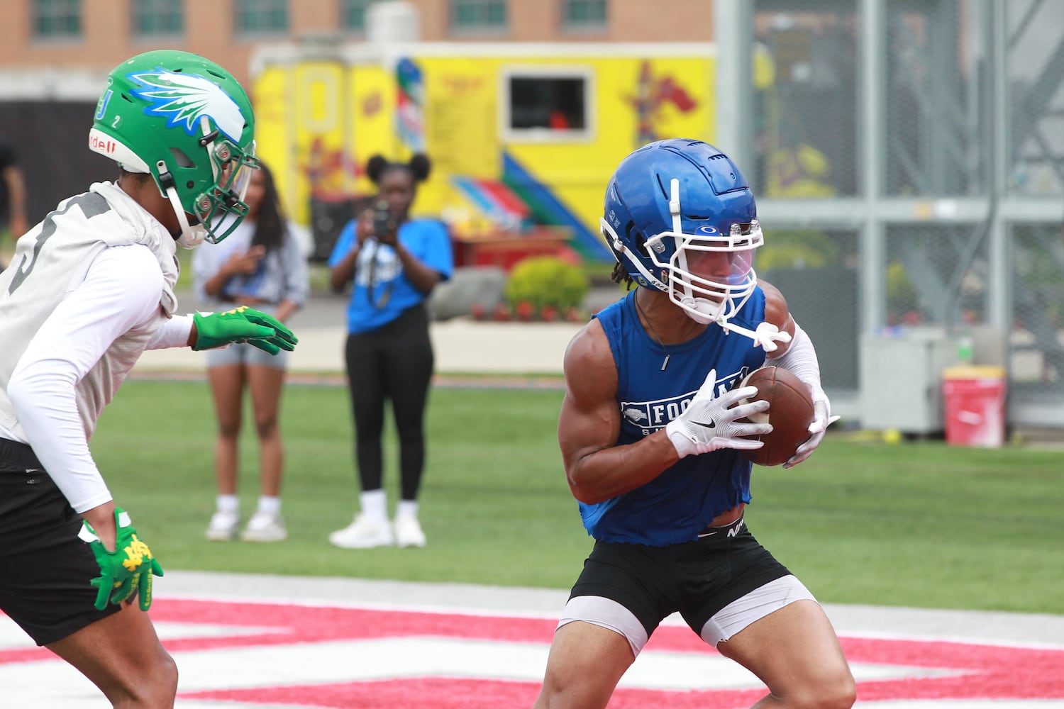 Ohio State Football 7 on 7 Dunbar WR Isaiah Jolly