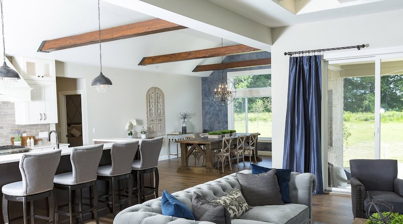 Justin Doyle Home’s new model home in Springboro is part of the Dayton Homearama, Touring Edition which kicks on Friday. CONTRIBUTED