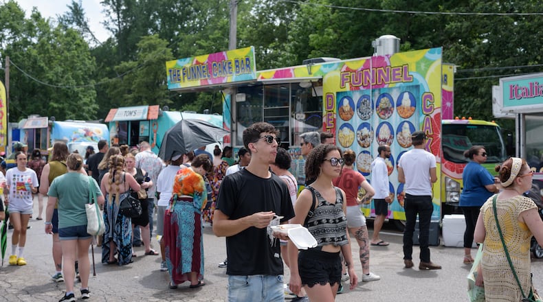 The biannual Yellow Springs Street Fair happened on Saturday, June 14, 2025. Featuring over 250 artisans, craftsmen and local businesses, the fair also showcased food trucks, live music and craft beer. The Village of Yellow Springs will host the next street fair on Saturday, Oct. 11. TOM GILLIAM / CONTRIBUTING PHOTOGRAPHER