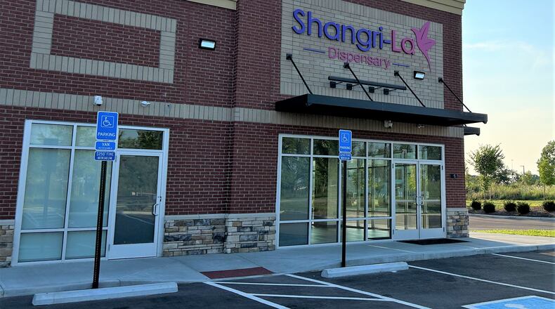 Shangri-La Dispensary, 211 Brooks Drive, is one of four marijuana businesses in the city of Monroe. City Council approved a moratorium on more marijuana businesses opening in the city until at least Jan. 1, 2025. FILE PHOTO