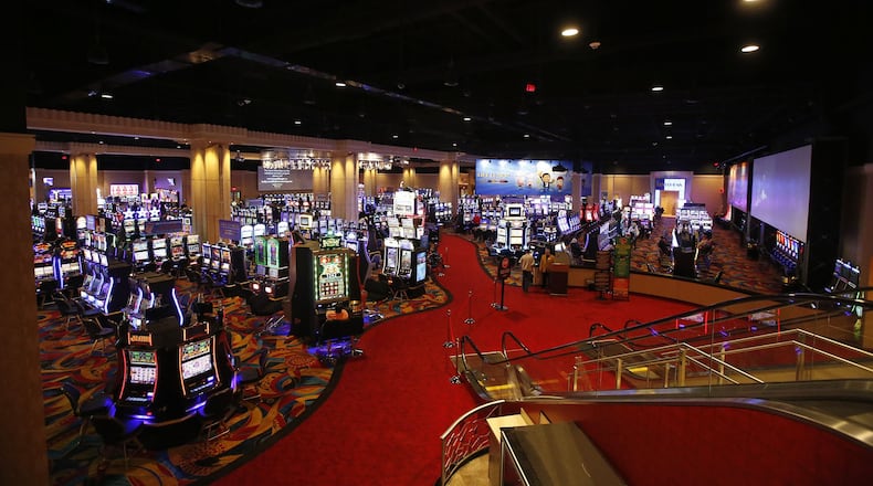 Hollywood Gaming in Dayton. Casinos and racinos in Ohio have not produced the revenue projected by the gaming industry when voters allowed the businesses to open in the state, but numbers have held steady and grown since 2012 when the first was opened. The eleven venues in Ohio generated nearly $1.6 billion in revenue between January and October of 2018 according to the UNLV Center for Gaming Research. TY GREENLEES / STAFF