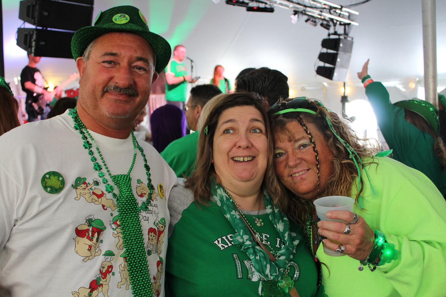 St. Patrick's Day lunchtime festivities at Flanagan's Pub