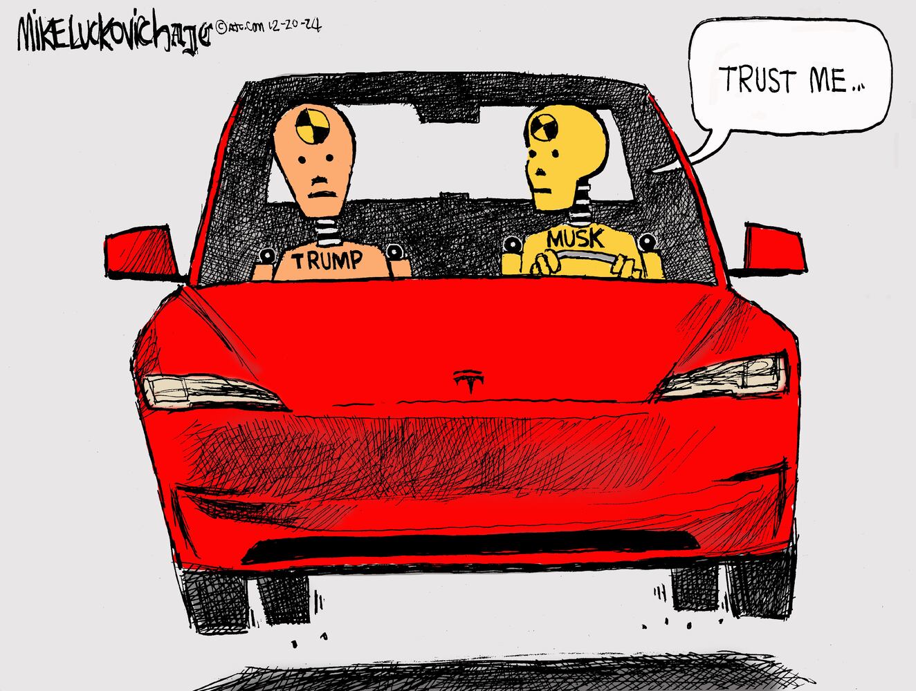 CARTOONS: Mike Luckovich, Dec. 26, 2024
