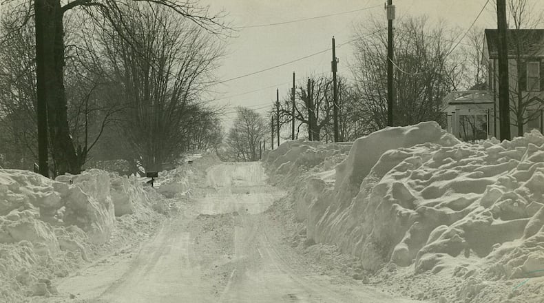 A scene from the Great Blizzard of 1978, whose biggest snowfall came on Jan. 26, 1978. CLARK COUNTY HISTORICAL SOCIETY
