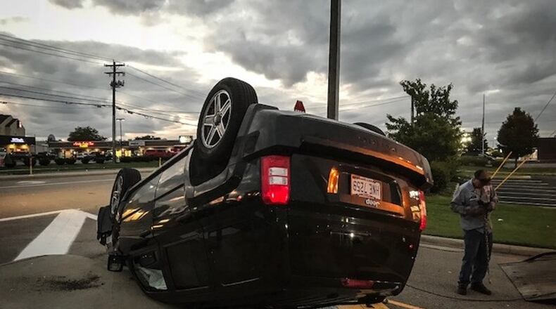 Alyssa Irwin-Debraux is charged with grand theft after authorities said she stole this Jeep, an act which led to a high-speed police chase that resulted in a fatal collision. STAFF