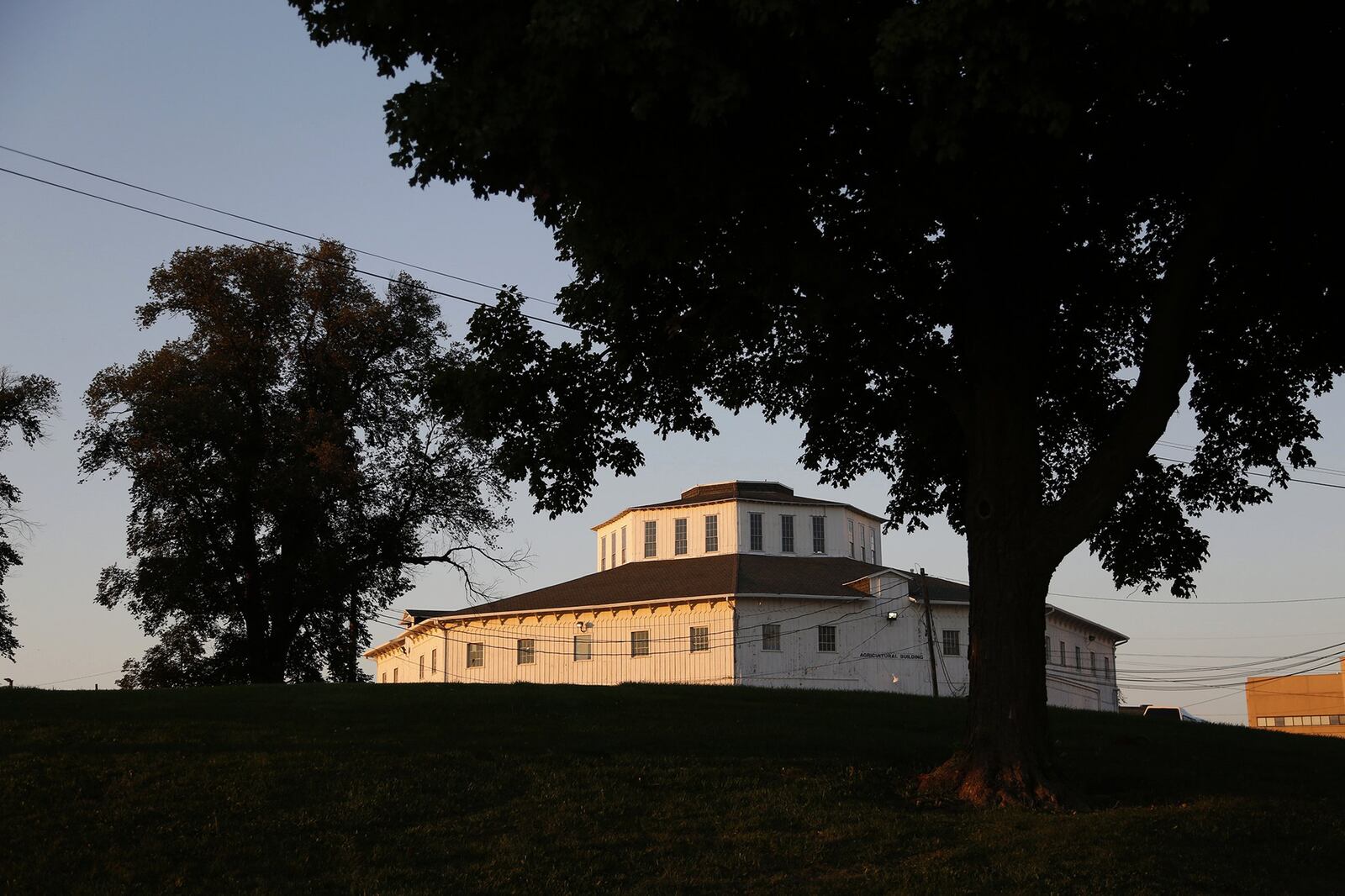 The Exposition Hall at the Montgomery County Fairgrounds is often referred to as the “Round House.” LISA POWELL / STAFF