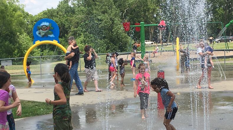 Middletown’s splash pad at Smith Park has reopened after closing Monday for repairs, according to the city. STAFF FILE PHOTO