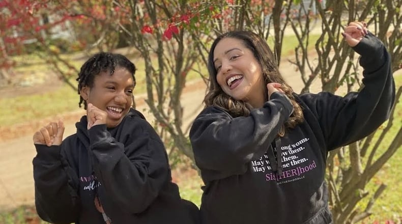 Anessa Lovett, left, and Marina Stokes, right. Stokes adopted Lovett legally last October. Courtesy of Marina Stokes