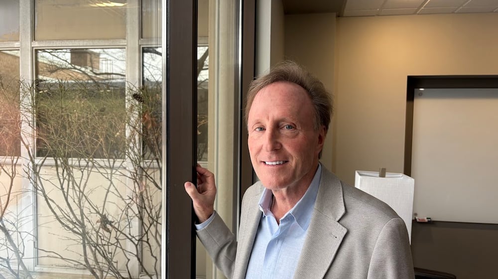 Scott McGohan, at the South Dixie Drive offices of McGohan Brabender, where he retired as chairman and CEO in 2024. Today, McGohan has a new company, a mental health benefits brokerage, One Morning. He remains a McGohan Brabender board member. THOMAS GNAU/STAFF
