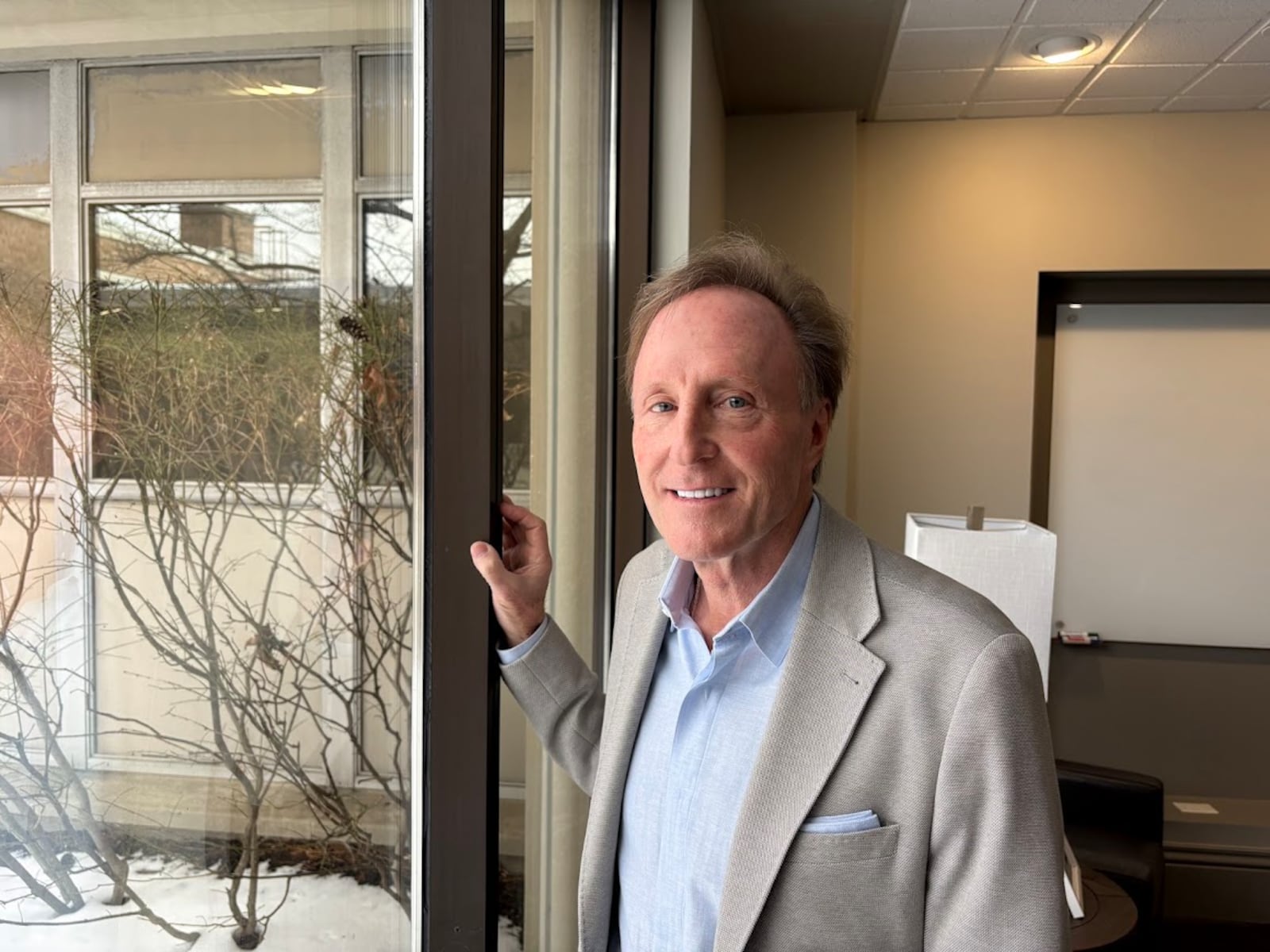 Scott McGohan, at the South Dixie Drive offices of McGohan Brabender, where he retired as chairman and CEO in 2024. Today, McGohan has a new company, a mental health benefits brokerage, One Morning. He remains a McGohan Brabender board member. THOMAS GNAU/STAFF