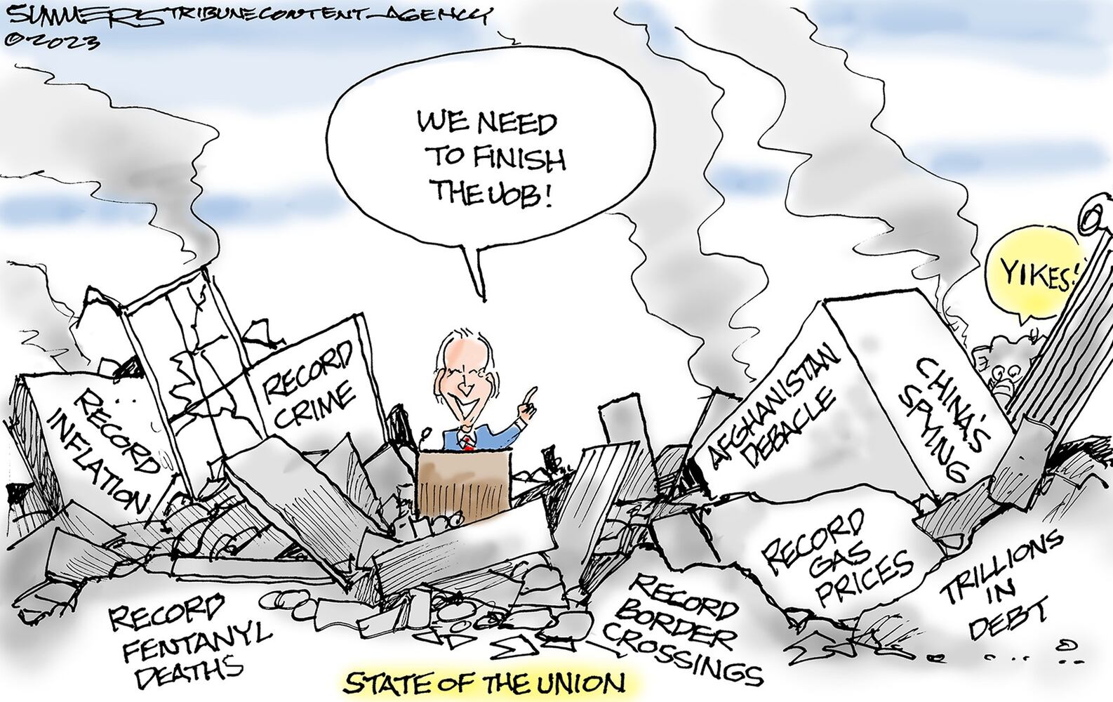 WEEK IN CARTOONS: State of the Union, Super Bowl, Chinese balloon and more