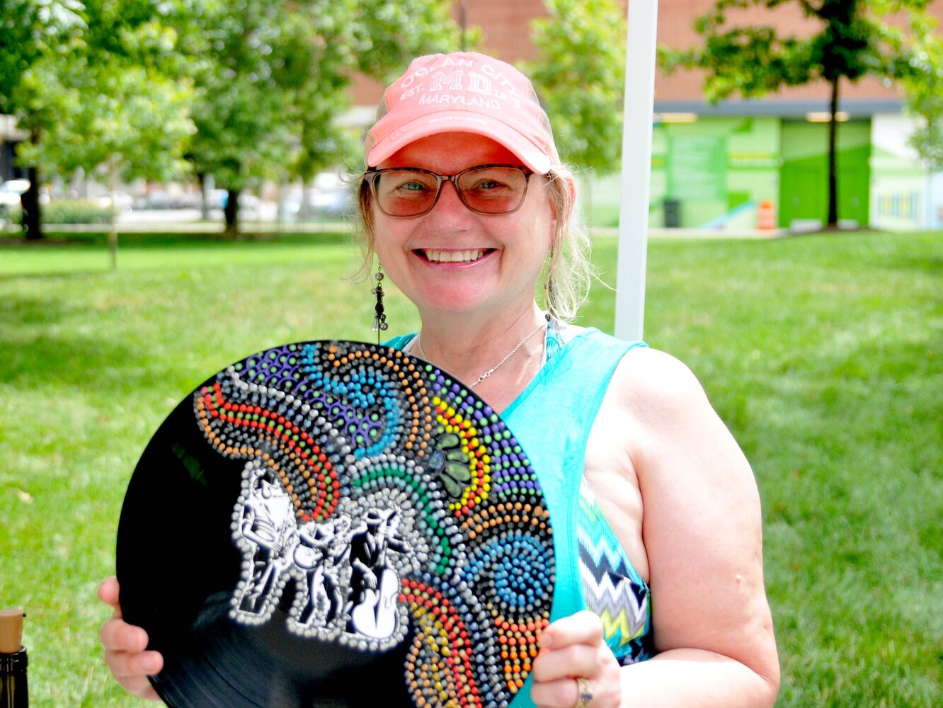 Did we spot you at the Dayton "Blues" Festival?