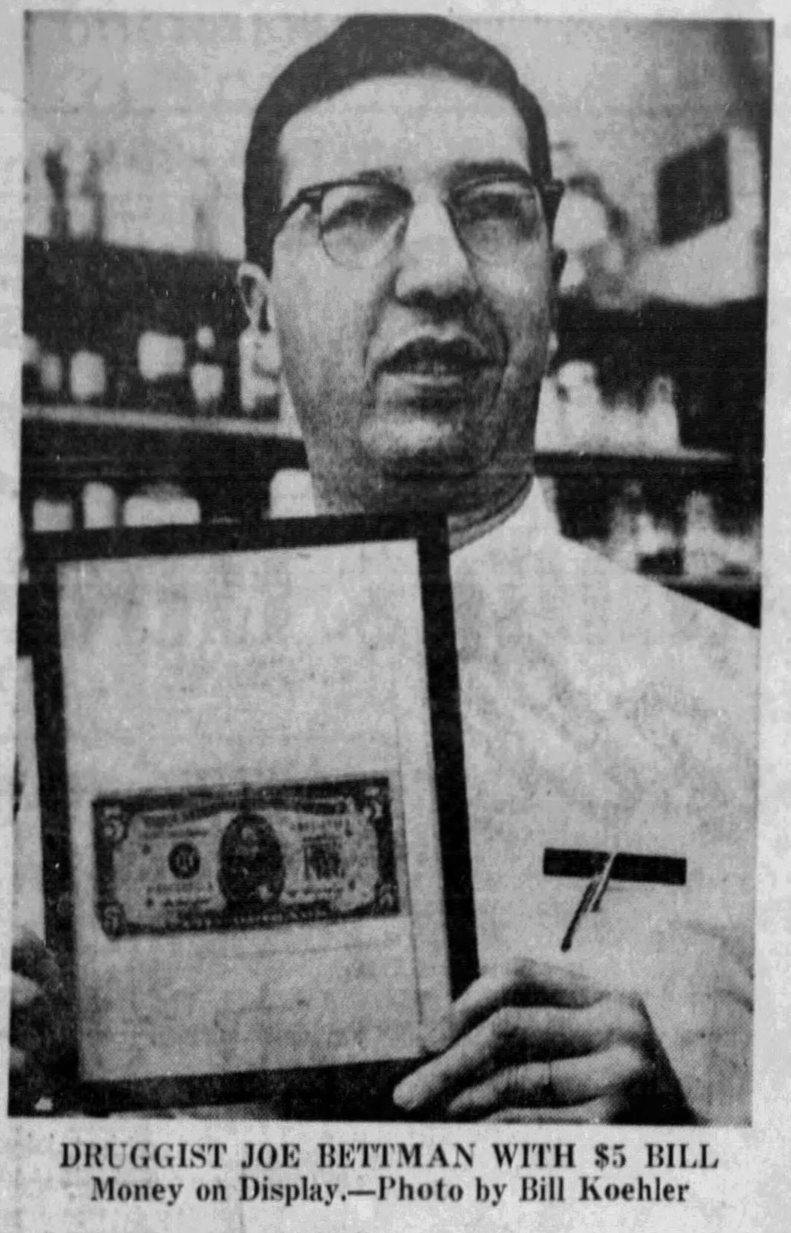 Nov. 29, 1964: $5 guilt money out of circulation. DAYTON DAILY NEWS ARCHIVES