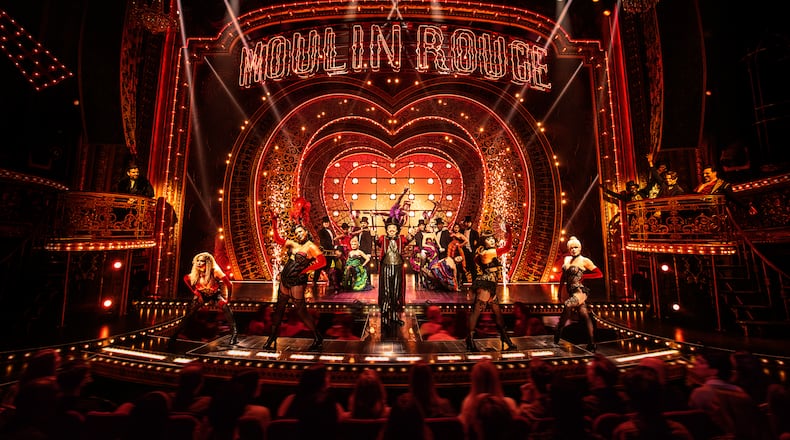 The cast of the original Broadway production of "Moulin Rouge! The Musical."