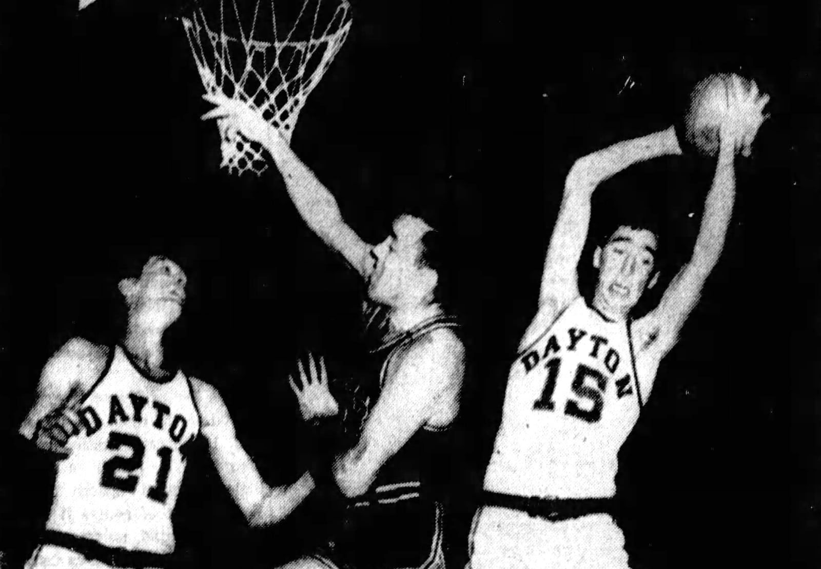 Dayton Flyers all-time rebound record-holder John Horan. DAYTON DAILY NEWS ARCHIVES