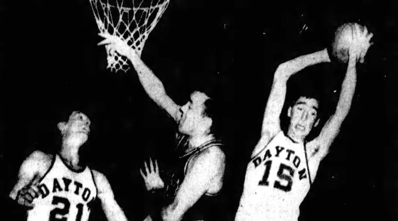 Dayton Flyers all-time rebound record-holder John Horan. DAYTON DAILY NEWS ARCHIVES