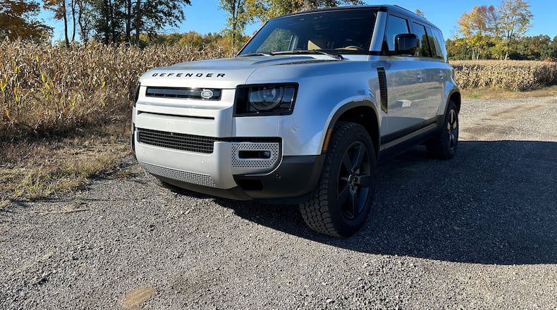 In this era of hybridized SUVs, the Land Rover Defender still feels like a throwback in a wonderful way. Contributed photo by Jimmy Dinsmore