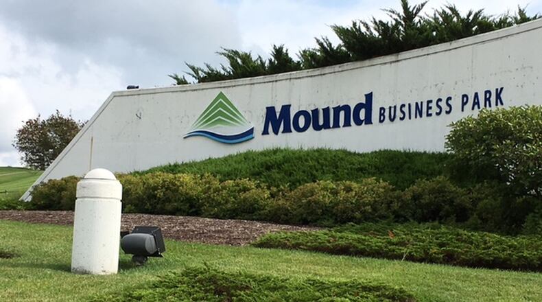 The city of Miamisburg is in the process of creating a zoning district for the Mound Business Park. The district for the 306-acre park would include similar standards as those adopted for Austin Center, on which the city partners with Miami Twp. and the city of Springboro. NICK BLIZZARD/STAFF