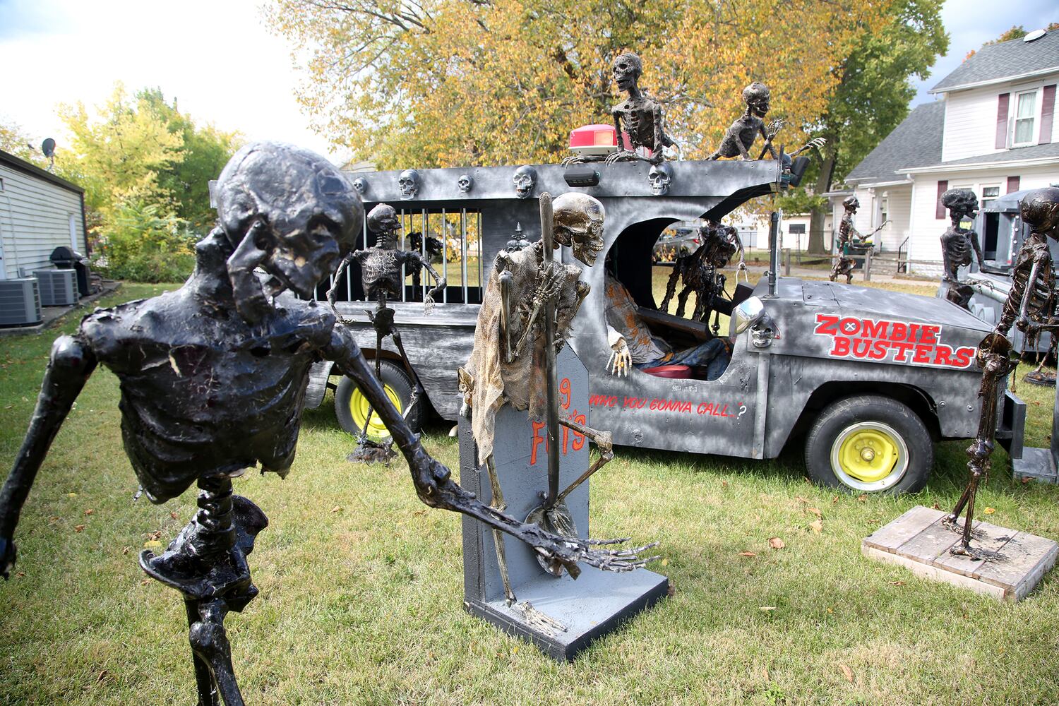 PHOTOS: Elaborate Halloween decorations transform Fairborn into the creepiest of communities