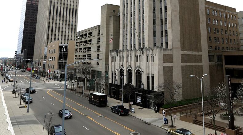 The Liberty Tower, an Art Deco building at 120 West Second Street in downtown Dayton was constructed around 1930. LISA POWELL / STAFF