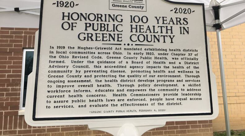 The Greene County Board of Health celebrated its centennial on Feb. 4. Staff photo / Sarah Franks