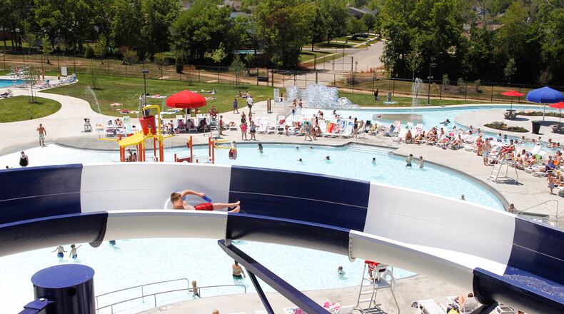 Kroger Aquatic Center at the Heights. BOB GARLOCK / STAFF