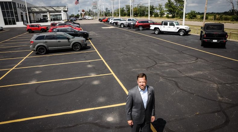 Jim Evans, owner of Evans Dealer Group, in a August 2021 photo.