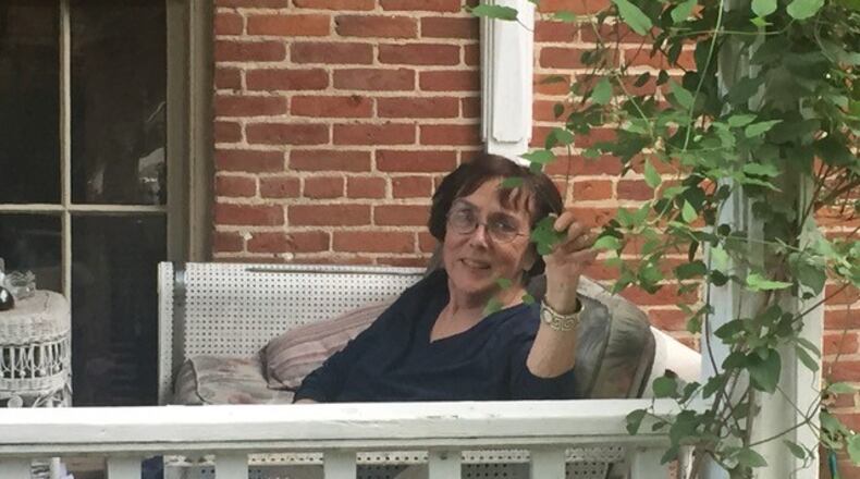 Ann Heller enjoyed spending time on the porch. Photo courtesy of the family.