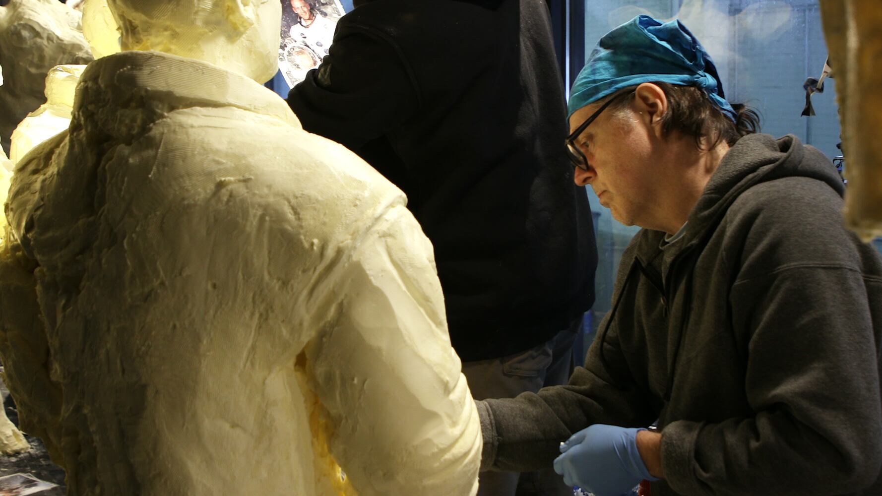 PHOTOS: Historic moon landing re-created in butter