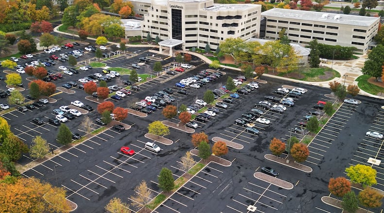 LexisNexis campus buildings on North Springboro Pike in Miami Twp. NICK GRAHAM/STAFF